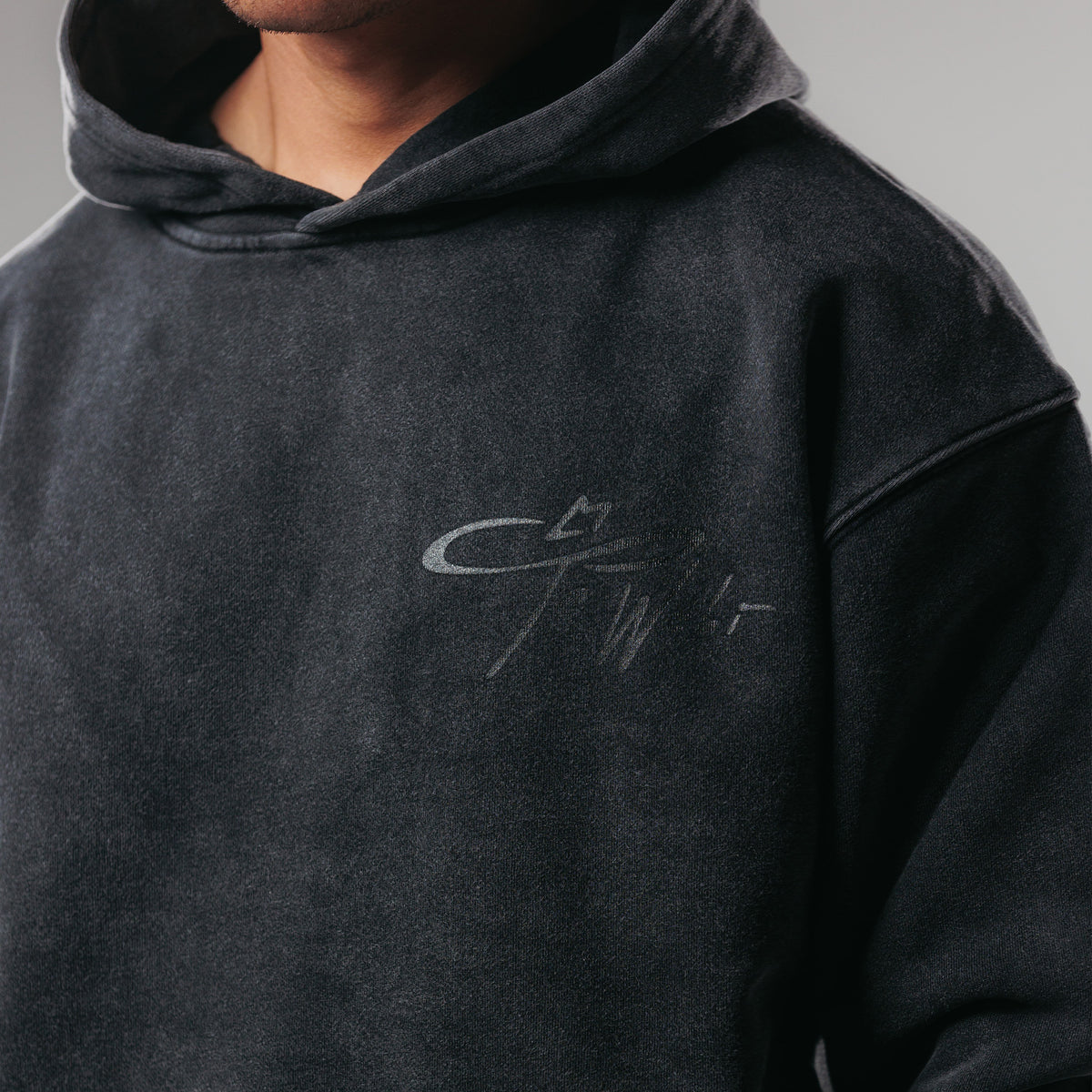 Te Wehi Hoodie - Washed Charcoal